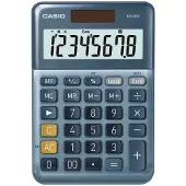 Casio MS-80E Bordsräknare Blå Display (ställen): 8 solcell (L x B) 101 mm x 149 mm