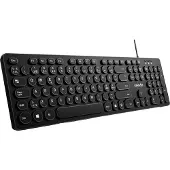 Gear4U KK-10 - Tangentbord - runda tangentknappar - USB - Nordiskt - svart