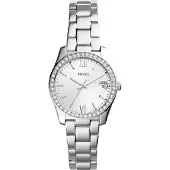 Fossil Analog klocka 'Scarlette' silver