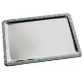 Multi Serveringsfat Barocco 42x31 cm rektangulärt rostfritt stål st.