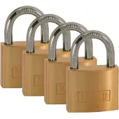 Kasp K12040D4 Hänglås 40 mm Guldgul Nyckel