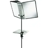 Durable Sherpa desk clamp 10 complete, Bord, Poträtt, A4, Blandade färger, Svart, Polypropylen