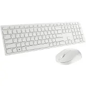 Dell Pro KM5221W - Sats med tangentbord och mus - trådlös - 2.4 GHz - QWERTY - hela norden - vit - med 3 years NBD Advance Exchange