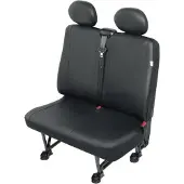 HP Autozubehör 22812 VS2 Stolklädsel 1 st Konstläder Svart Dubbelt säte