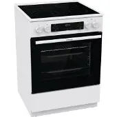 Gorenje Gecs6c70wc 60 Cm Glaskeramikhäll Med Ugn 4 Brännare