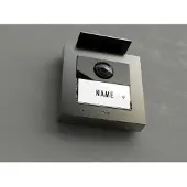 M-E Modern-Electronics VDV-2010 S Utomhusenhet Video-porttelefon Sladd, RFID Silver