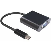 Microconnect - Extern videoadapter - USB-C - VGA - svart