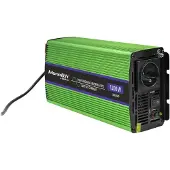 Qoltec Monolith - DC till AC-inverterare / batteriladdare / UPS - ren sinusvåg - AC 230 V / DC 12 V - 600 watt - utgångskontakter: 3