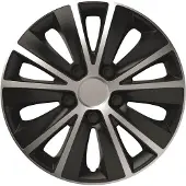 Versaco -halsband Kolpak Rapide silver/svart 14 ``, 1 st.