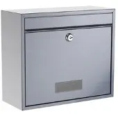Basi 2170-0661 BK 900 Brevlåda Stål Silver Nyckel