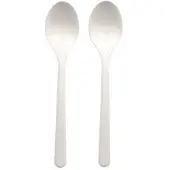 Papstar 96432, Engångsmatsked, Polypropylen, Vit, 185 mm, Polypåse, 50 styck
