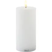 Sirius Home Sirius Sille laddningsbart blockljus vitt - Ø 7,5 cm - H 15 cm