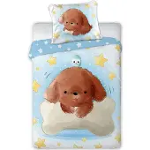 MCU estilex barnsängkläder 100x135 mysfilt hund 014 (CUDDLES 014)