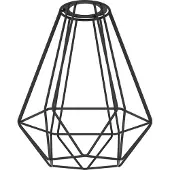 Eglo CAPOLIVERI-E SKÄRM H205 Ø175 SVART