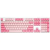 Ducky One 3 Gossamer Pink, Fullstor (100 %), Kabel, USB, Mekaniska tangentbrytare, Rosa, Vit