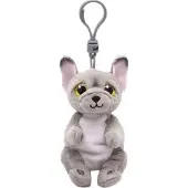 TY Nyckelring - grå hund - 8,5 cm