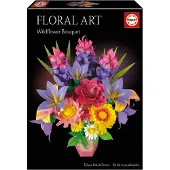 Educa Kreativt lekset - Floral Art - Bukett med Wild blommor - - One Size - Kreativt lekset