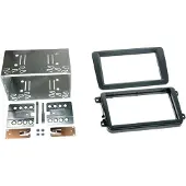 ACV 2-DIN kit div. VW svart gummitouch