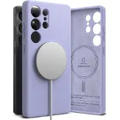 Ringke SILICONE MAGNETIC MAGSAFE GALAXY S25 ULTRA LAVENDER
