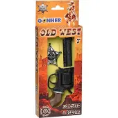Gonher cowboyrevolver med märke - 239856