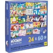 Muumi MUMIN PUSSELJULKALENDER 24x60 BITAR
