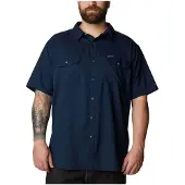 Columbia Men's Utility II Solid Short Sleeve Big skjorta