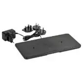 Multi Laddare L35xB13,5 cm för 2 LED-lampor Svart, st.