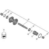 Shimano Fh-tc600 Bakre Navaxel