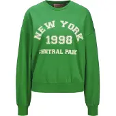 JJXX Sweatshirt 'JXMERLE' gräsgrön / vit