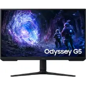 Samsung Odyssey G5 S27FG512EU - G51F Series - LED-skärm - spel - 27 - 2560 x 1440 QHD @ 180 Hz - VA - 300 cd/m² - 3000:1 - HDR10 - 1 ms - 2xHDMI, DisplayPort - svart