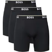 BOSS Boxershorts svart / vit