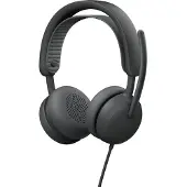 Logitech LOGI Zone Wired 2 for Business On-ear headset Sladd Grafit Brusreducering Headset, Microsoft teamknapp Telefon
