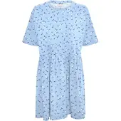 Noisy May Kerry Short Sleeve Short Dress Blå XL Kvinna