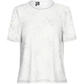 Pieces Blus 'PCOLLINE' vit