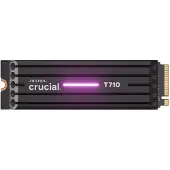 Crucial T710 - SSD - krypterat - 2 TB - inbyggd - M.2 2280 - PCI Express 5.0 (NVMe) - TCG Opal Encryption 2.01 - integrerad kylfläns