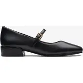 Clarks Seren 30 Spänne Svarta Läder Skor