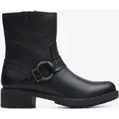Clarks Hearth Cross Svarta Läderstövlar
