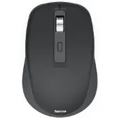 Hama WM-450 WiFi mus Sladdlös Optisk Svart 7 Knappar 1600 dpi Laddningsbara