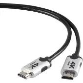 Speaka Professional HDMI Anslutningskabel HDMI-A-kontakt 1.00 m Svart SP-6344128 4K UHD, Audio Return Kanal, guldpläterad kontakt HDMI-kabel