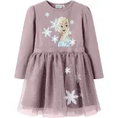 Name it Osimi Frozen Tulle Klänning Med Långa ärmar