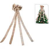 Koopman Slowmoose julrosett till gran elfenben 130x33 cm
