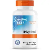 Doctors Best , Ubiquinol med Kaneka, 200 mg, 120 mjuka Gel Caps
