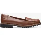 Clarks Griffin Milly Tan Läder Skor