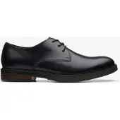 Clarks Paulson Enkla Svarta Läder Skor