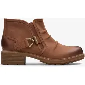 Clarks Hearth Clara Tan Nubuck Kängor