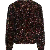 Noella Teagan Wrap Blus i Svart