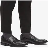 Clarks Brandon Steg Svarta Läder Skor