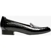 Clarks Keesha Luca Svart Lacket/Krokodilskor