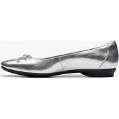 Clarks Candra Ljus Silvrig Metallic Skor