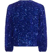 Noella Teagan Wrap Blus i Marinblå